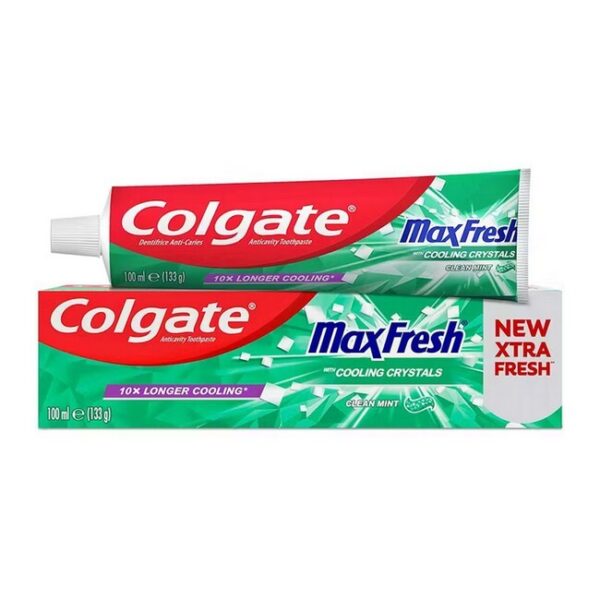 Colgate - Max Fresh Clean Mint Cooling Crystals Tandpasta - 100 ml - colgate