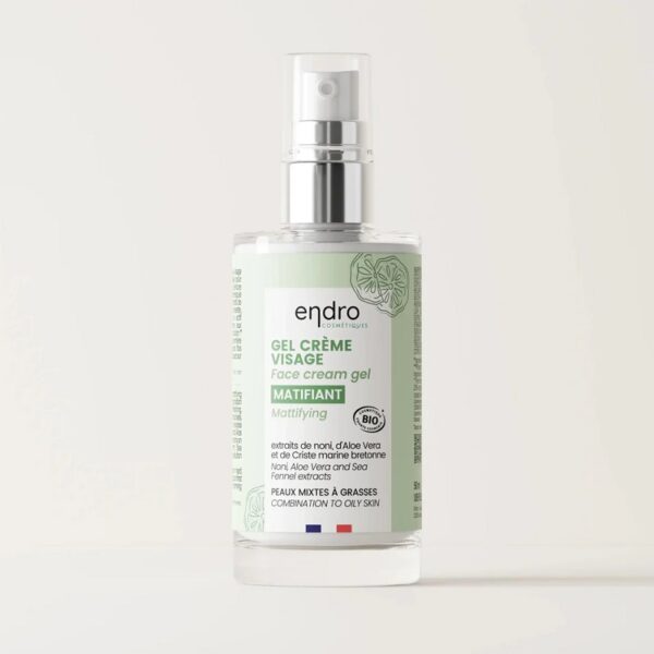 endro cosmètiques - Bio Face Cream Gel - Mattifying - endro Cosmétiques