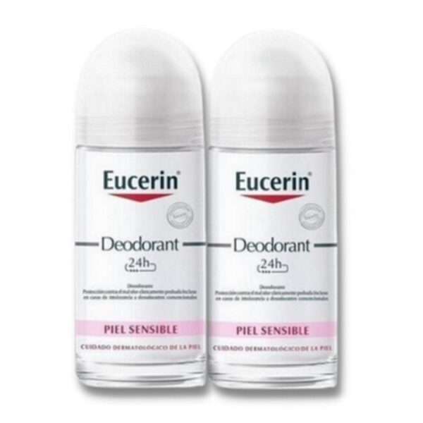 Eucerin - Deodorant Duo Roll On Sensitiv 24H - 2 x 50 ml - eucerin