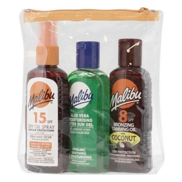 Malibu Sun - Bronzing Tanning Travel Set - 3 Pak - malibu sun