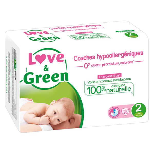 Love & Green - Newborn Bleer 3 til 6 kg -