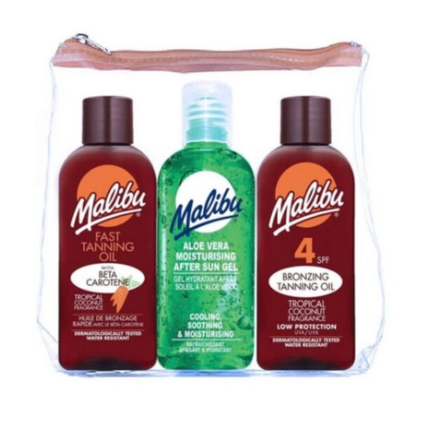 Malibu Sun - Bronzing Tanning Travel Set - malibu sun