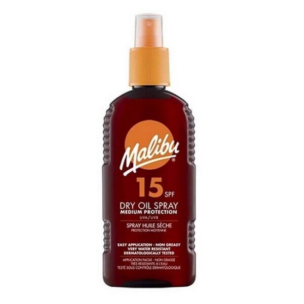 Malibu Sun - Dry Oil Sun Spray SPF 15 - 200 ml - malibu sun