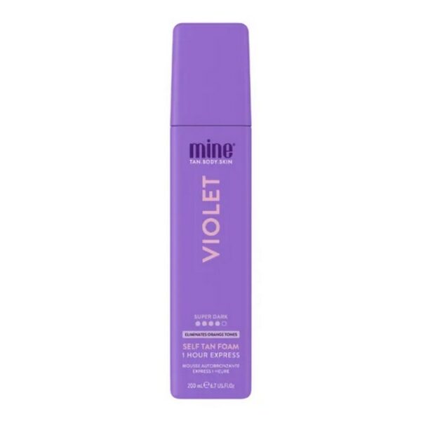 MineTan - Violet Self Tan Foam Color Base - 200 ml - minetan