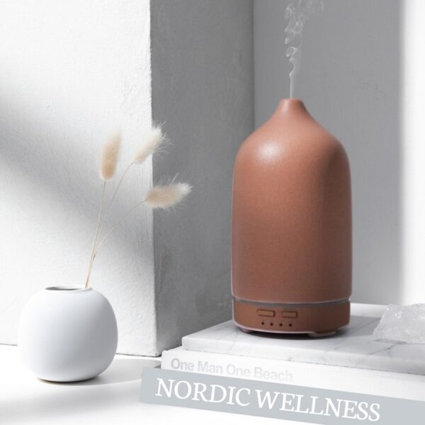 NORDIC WELLNESS - Keramisk aroma diffuser - Rose -