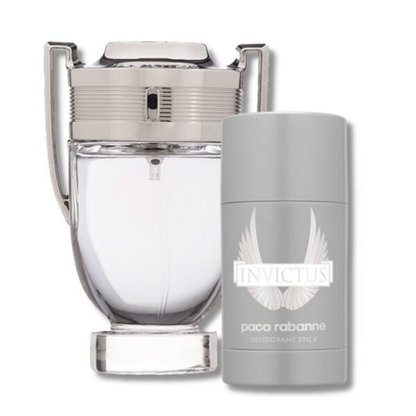 Paco Rabanne - Invictus Gaveæske 100 ml Edt & Deodorant Stick - paco rabanne