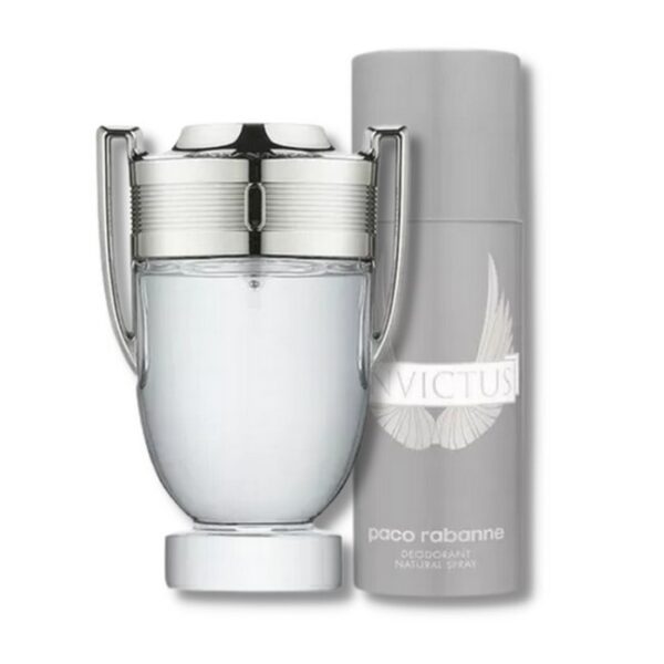 Paco Rabanne - Invictus Sæt - 100 ml Edt & Deodorant - paco rabanne