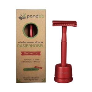 Pandoo - Barberskraber i Lavarød Metal - Pandoo