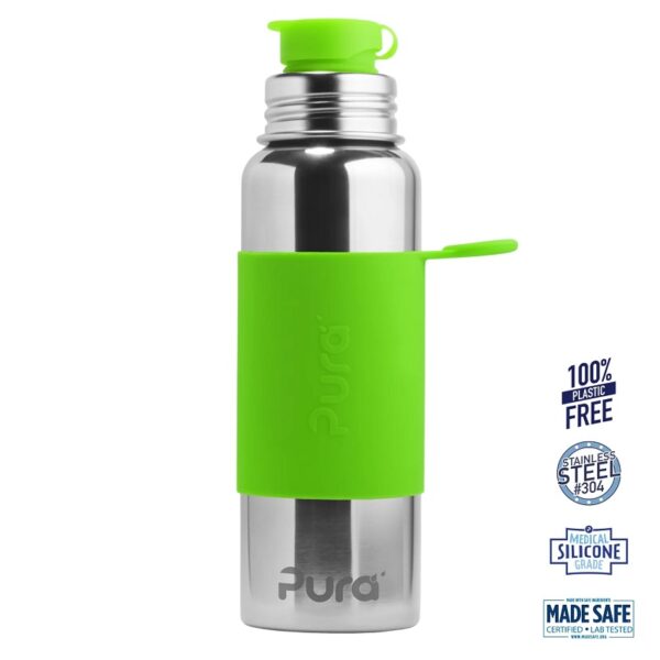 Pura® - Big Mouth SPORTSflaske Lime 850ml - pura®