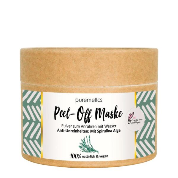 puremetics - Peel-Off Maske Spirulina-alge - puremetics