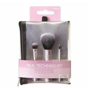 Real Techniques - Natural Glow Mini Makeup Brush Set - real techniques