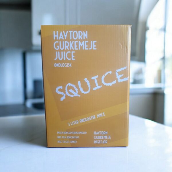 SQUICE - Økologisk Havtorn Gurkemeje juice - Koldpresset -