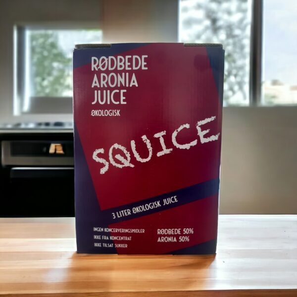 SQUICE - Økologisk Aronia & rødbedejuice - Koldpresset -
