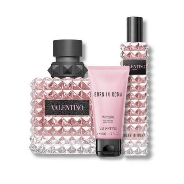 Valentino - Donna Born In Roma Sæt - 100 ml + 15 ml + Bodylotion - valentino