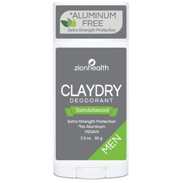 zionhealth - Bio Claydry deodorant - Sandalwood - Zionhealth