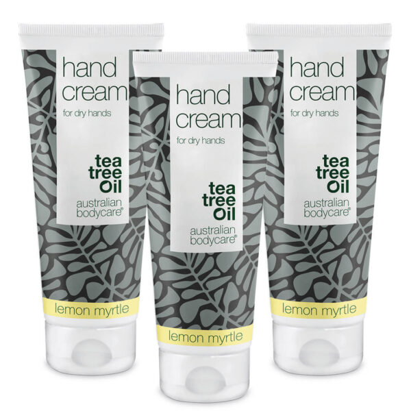 3x Håndcreme med Lemon til tørre hænder â Daglig behandling af tør, revnet og kløende hud på hænderne - Australian Bodycare