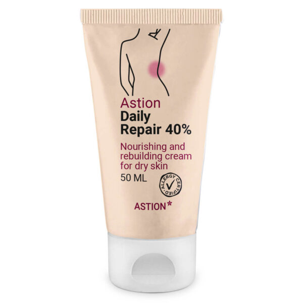 Astion Daily Fedtcreme 40 % â Daglig fugtpleje ved eksem og kløe - 200 ml - Astion Pharma