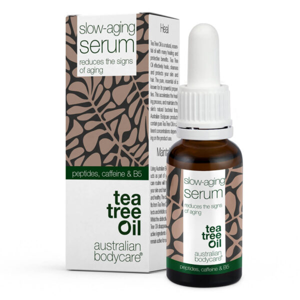 Slow-aging Serum  -  Effektiv pleje til rynker og moden hud â Slow-aging Serum fugter, opfrisker og reducerer synlige rynker. Perfekt til moden hud 50+. Bestil nu og oplev glattere hud. - 1 stk. - Australian Bodycare