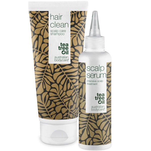 Sæt til hovedbundspleje â 2 produkter til skæl, tør og irriteret hovedbund - Australian Bodycare