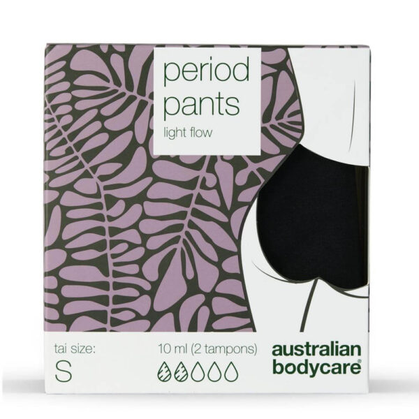 Menstruationstrusser  -  Slip for tamponer og bind â Prøv menstruationstrusser, der holder dig tør og beskytter mod lækager. Komfortable og perfekte til dag og nat. - L - Australian Bodycare