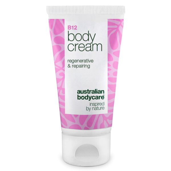 B12 Creme  -  Regenererende Creme med Vitamin B12 â Få fugtet hud med B12 creme, en creme med vitamin B12, som passer til alle hudtyper. - 1 stk. - Australian Bodycare
