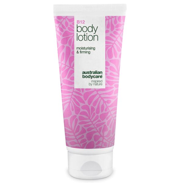B12 Body Lotion  -  Naturligt inspireret fugt til alle hudtyper â B12 Body Lotion giver intens fugt og øger hudens elasticitet. Perfekt til daglig pleje og efterlader huden blød og strålende. - 1 stk. - Australian Bodycare