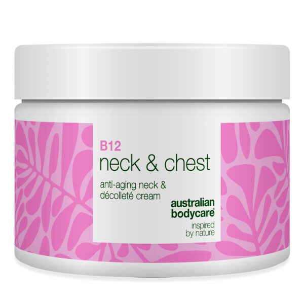 B12 Creme til Hals og Bryst  -  Reducer rynker og slap hud â B12 Hals- og Dekolletécreme fugter, opstrammer og mindsker rynker. For en glat og ungdommelig hud. - 3 stk - Australian Bodycare