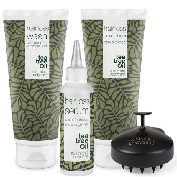 Den ultimative hårtabspakke â 4 produkter ved hårtab, udtynding og beskadiget hår - Australian Bodycare