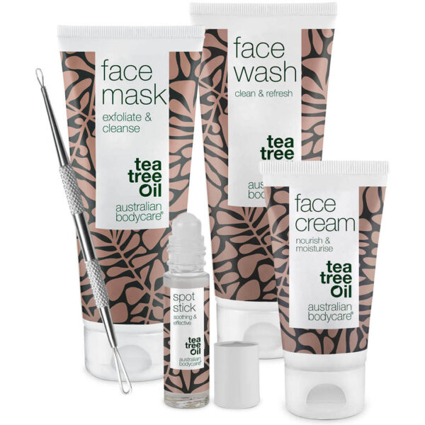 Hudormefjernerpakken â 5 produkter til at fjerne hudorme på næsen og i ansigtet - Australian Bodycare