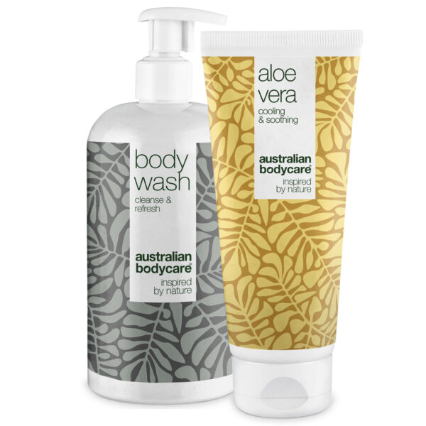 2-pak til pleje ved varmeknopper â Produkter til pleje af varmeknopper, svie og irriteret hud - Australian Bodycare