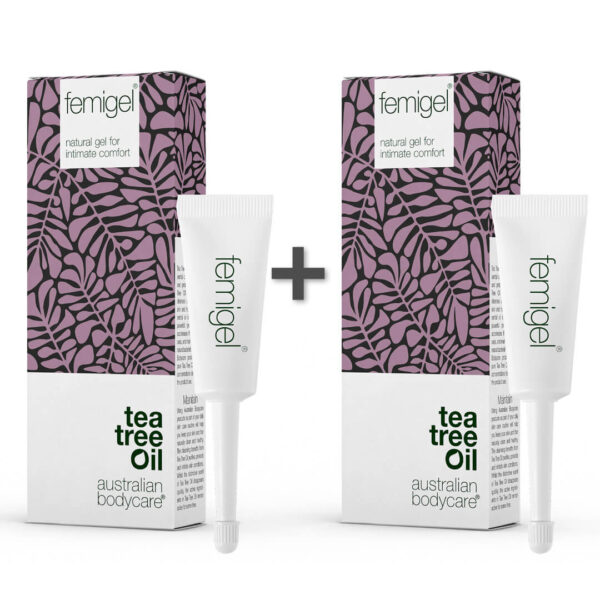 10 stk. Femigel intimgel â Intim gel mod lugt fra underliv, tørhed og kløe - Australian Bodycare