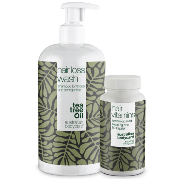 Shampoo og hårvitaminer til håret â Produkter til at vedligeholde et normalt hår - Australian Bodycare