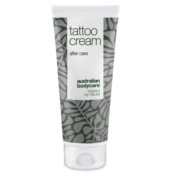 Tattoo Creme  -  Fugter, beroliger og bevarer farven â Tattoo Creme med Panthenol og Ricinusolie fugter, beskytter og plejer både nye og gamle tatoveringer. Holder farverne friske. - 3 stk. - Australian Bodycare