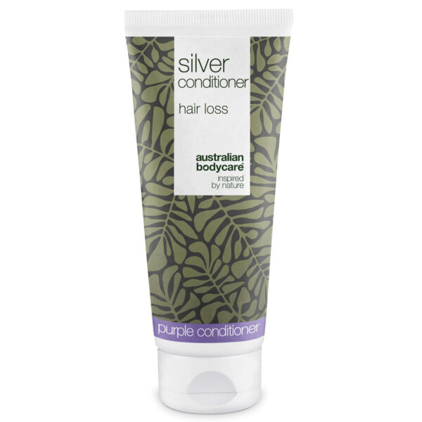 Balsam til gråt og blondt hår  -  Reducerer hårtab â Plej gråt og blondt hår med Silver Conditioner. Reducerer hårtab, neutraliserer gule toner og efterlader håret blødt og skinnende. - 1 stk. - Australian Bodycare