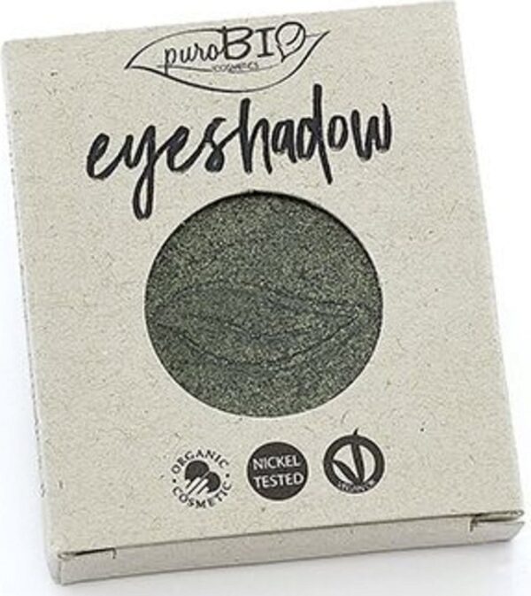 puroBIO Cosmetics - Compact Eyeshadow Green Moss 022 - Refill - puroBIO Cosmetics