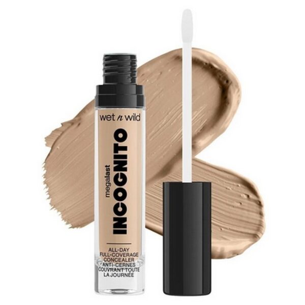 Wet n Wild - Megalast Incognito All Day Full Coverage Concealer - Medium Neutral - 5,5 ml - wet n wild