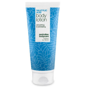 Body Lotion med salicylsyre  -  mod bumser og tør hud â Body lotion med salicylsyre eksfolierer, fugter og reducerer bumser, uren hud og tørre områder. Perfekt til daglig hudpleje. - 1 stk. - Australian Bodycare