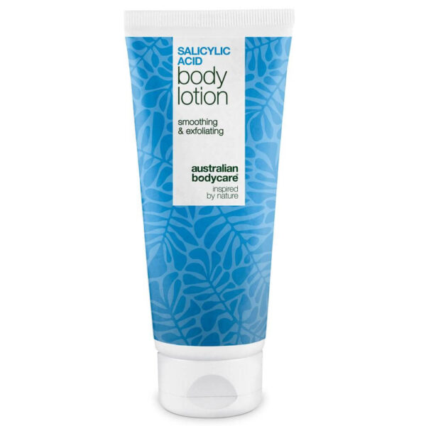 Body Lotion med salicylsyre  -  mod bumser og tør hud â Body lotion med salicylsyre eksfolierer, fugter og reducerer bumser, uren hud og tørre områder. Perfekt til daglig hudpleje. - 3 stk. - Australian Bodycare