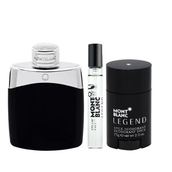 MontBlanc - Legend Homme Sæt - 100 ml Edt - Deodorant - Travel Spray - montblanc
