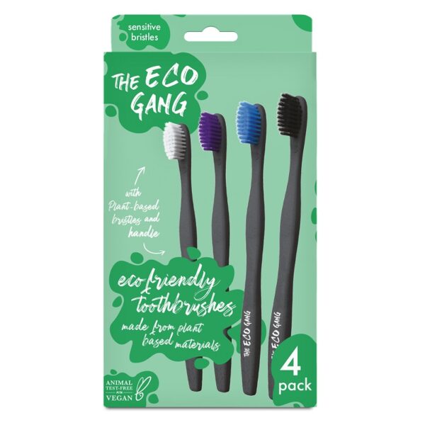 THE ECO GANG - Tandbørster Sensitive - 4-pak - THE ECO GANG