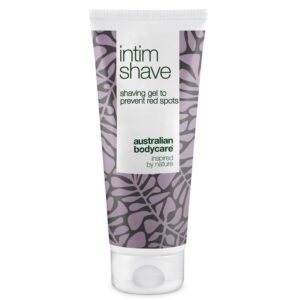 Intim barbergel mod røde knopper â Barbergel til intimbarbering modvirker indgroede hår - 100 ml - Australian Bodycare