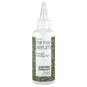Hårtabsserum med Biotin og Capilia Longa â Serum til pleje ved hårtab, fint hår og udtynding - 100 ml - Australian Bodycare