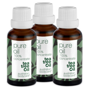 3 stk. XL 30 ml Tea Tree Oil til hudproblemer â 3-pak med 100% koncentreret og ufortyndet Tea Tree Oil fra Australien - Australian Bodycare