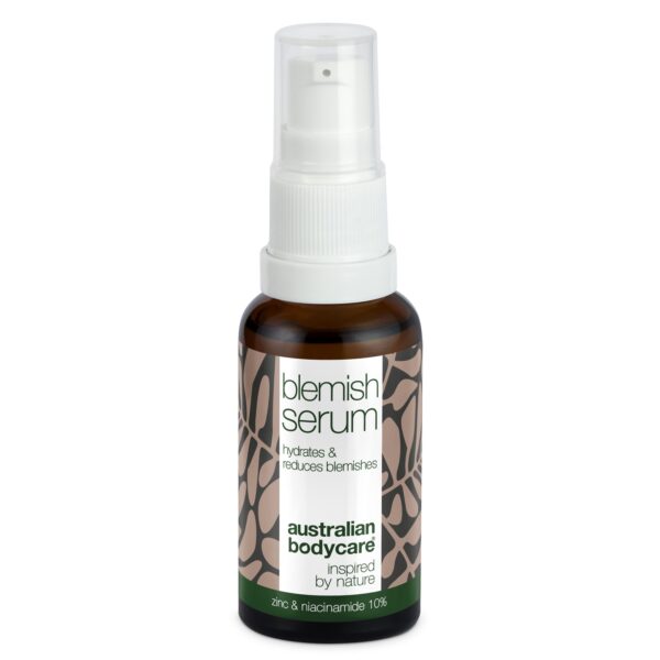 Niacinamide serum til bumser og uren hud â Med Niacinamid 10%, Zink 1% og Tea Tree Oil til uren & fedtet hud - Australian Bodycare