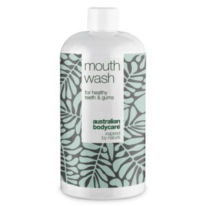 Mundskyl til sund mundhygiejne â Mod dårlig ånde og pleje ved tandkødsbetændelse, svamp og paradentose - Australian Bodycare