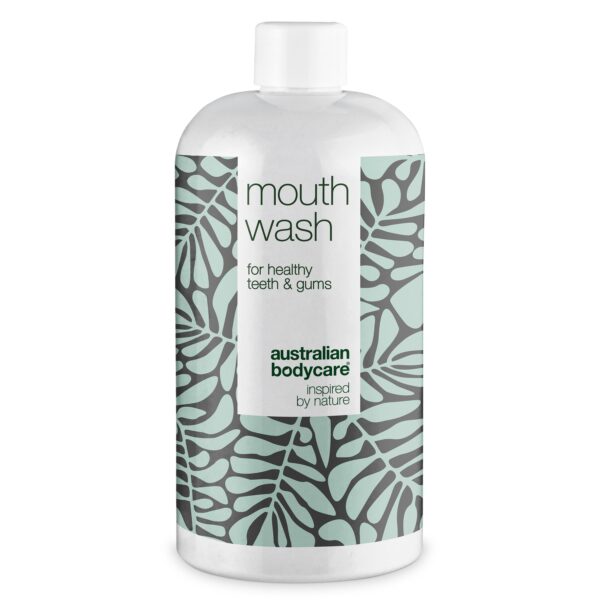 Mundskyl til sund mundhygiejne â Mod dårlig ånde og pleje ved tandkødsbetændelse, svamp og paradentose - Australian Bodycare