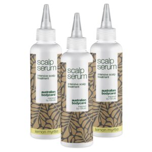 3 for 2 Serum hovedbundskur 150 ml - pakketilbud â Pakketilbud med 3 hovedbundskure (150 ml): Tea Tree Oil & Lemon Myrtlet - Australian Bodycare