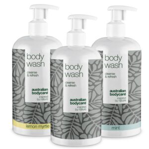 3 for 2 Body Wash 500ml - pakketilbud â Pakketilbud med 3 body wash (500 ml): Tea Tree Oil, Lemon Myrtle & Mint - Australian Bodycare