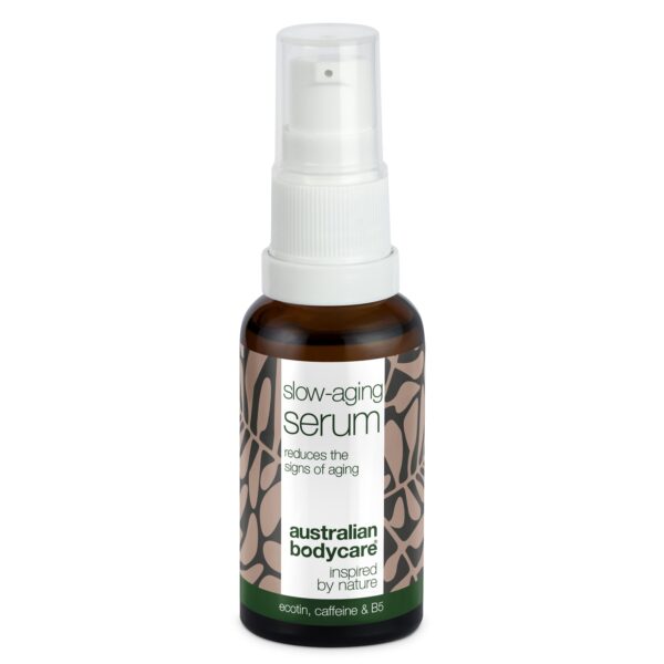 Slow-aging Serum  -  Effektiv pleje til rynker og moden hud â Slow-aging Serum fugter, opfrisker og reducerer synlige rynker. Perfekt til moden hud 50+. Bestil nu og oplev glattere hud. - 1 stk. - Australian Bodycare