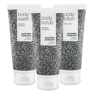 Bumser, uren hud på ryggen eller ballerne â 3 produkter med naturlig Tea Tree Oil - Australian Bodycare